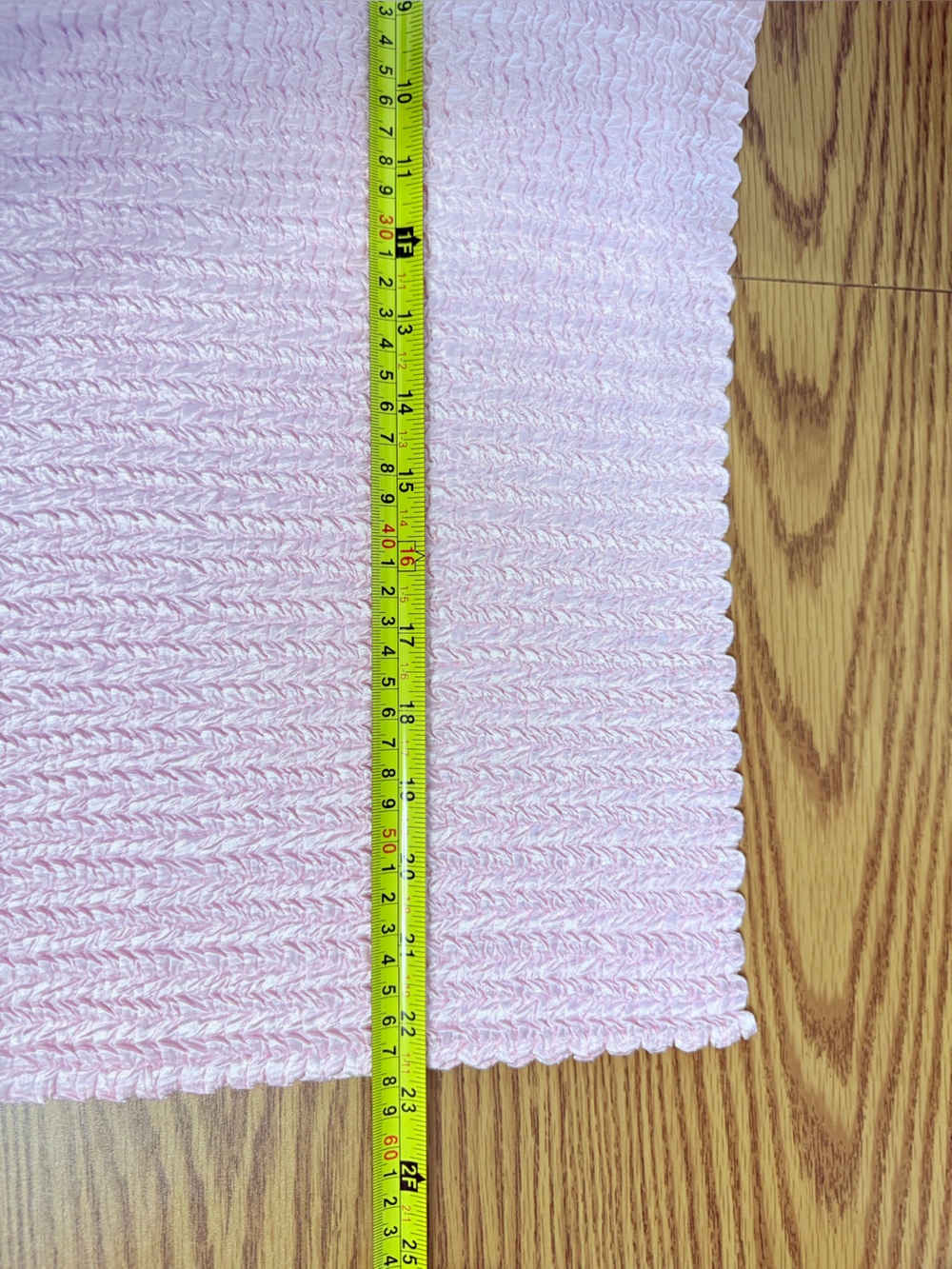 Dress Barn / NWOT-Light Pink Crinkle-Gorgeous Sheen-Sleeveless Stretchy Top - Picture 6 of 9